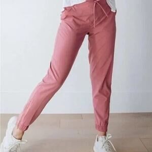 ALBION (Tall) Rose Pink Jetsetters Jogger Pants Sz Small Tall